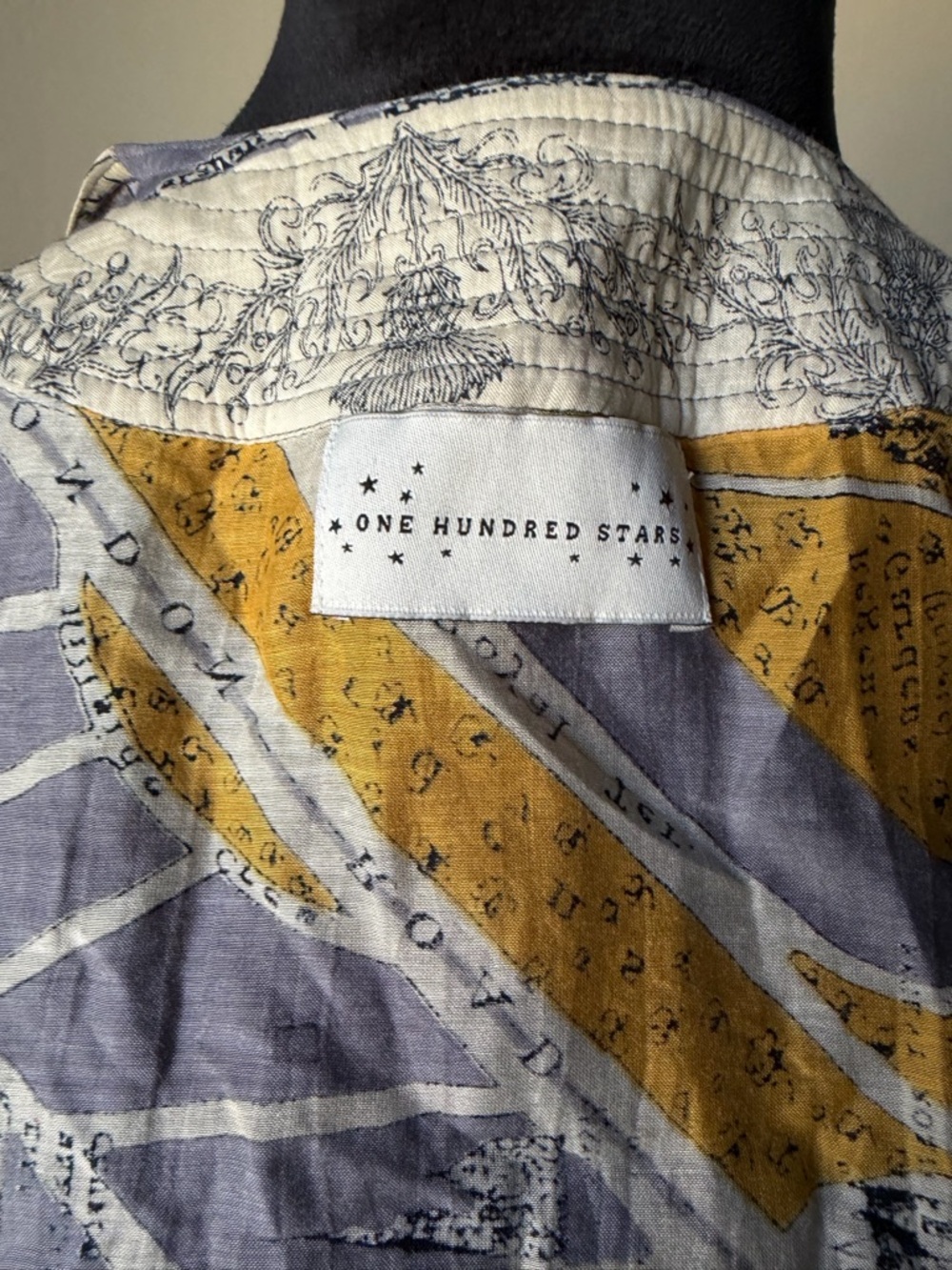 One hundred stars kimono map collection Edinburgh & Leith one size - Picture 4 of 7